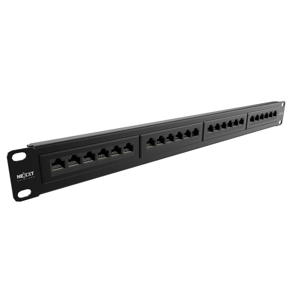 Nexxt 24 Port Cat6 Rackmount Patch Panel (AW191NXT06) – GS-COM