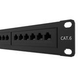 Nexxt 24 Port Cat6 Rackmount Patch Panel (AW191NXT06)