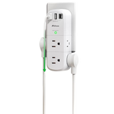 Mifaso 3-Sided Surge Protector with USB & Rotating Plug