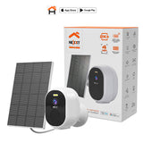 Nexxt Smart Wi-Fi Solar Camera - Indoor and Outdoor(NHC-OF20S)
