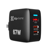 KlipXtreme PowerWall 67 3 Port GaN Wall Charger (KMC-500)