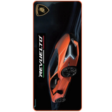 Lambo Picture Revuelto Orange Desk Pad