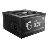 MSI MAG MAG A850GL PCIE5 80+ Gold Fully Modular Compact Gaming 850W Power Supply