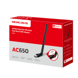 Mercusys AC650 High Gain Wireless Dual Band USB Adapter (MU6H)