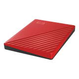 Western Digital 2TB My Passport Portable External Hard Drive (Red)