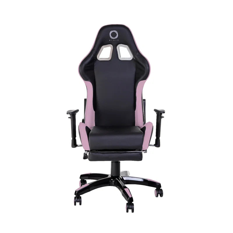 Nibio Destroyer Pink PU Gaming Recliner Chair