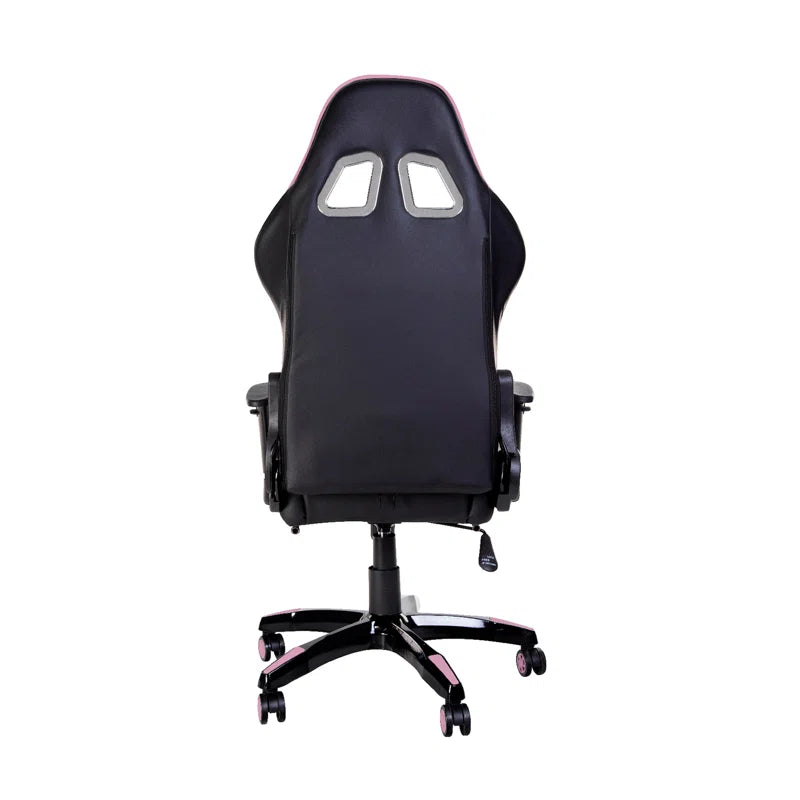 Nibio Destroyer Pink PU Gaming Recliner Chair