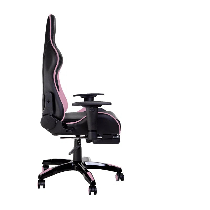 Nibio Destroyer Pink PU Gaming Recliner Chair