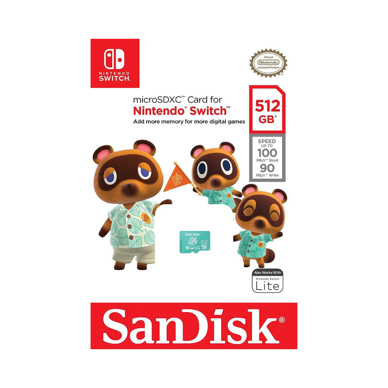 SanDisk 512GB Nintendo Switch Micro SD Card