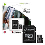 Kingston 128GB Canvas Select Plus UHS-I microSDXC Memory Card with SD Adapter