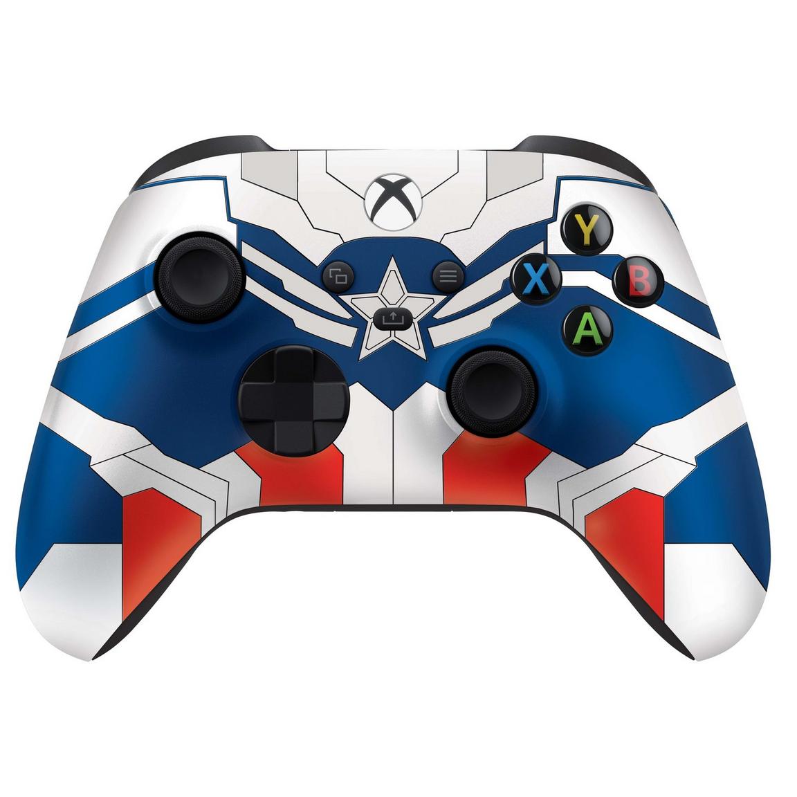 Razer Captain America Xbox Controller and Charging Stand