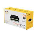 Nexxt VertexV501P 5-Port Professional PoE+ Gigabit Desktop Switch (NSW-V501P)