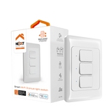 Nexxt Smart Wi-Fi 3 Circuit Light Switch (NHE-T100)
