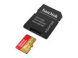 SanDisk Extreme Ultra Flash Memory Card MicroSDXC - A2 / UHS Class V30 / Class10 (SD Adapter Included)