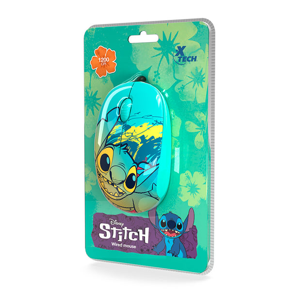 MOUSE XTECH XTM-D406ST-BL DISNEY STICH WIRED MOUSE 1200DPI 