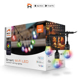 Nexxt Smart Wi-Fi Outdoor String Lights (NHB-O100)