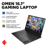 HP Omen 16.1" Gaming Laptop - Intel Core i9, NVIDIA GeForce RTX 4060, 16GB DDR5, 1TB M.2 NVMe SSD, Windows 11 Home