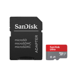 SanDisk Ultra - Flash memory card (microSDXC to SD adapter included) - 512 GB - A1 / UHS Class 1 / Class10 - microSDXC UHS-I