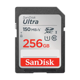 SanDisk 256GB Ultra SDHC UHS-I card and SDXC UHS-I Card