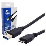 Xtech USB 3.0 A-male to micro-USB B-male cable - 3ft