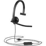 Logitech USB H570e Corded Single-Ear Headset