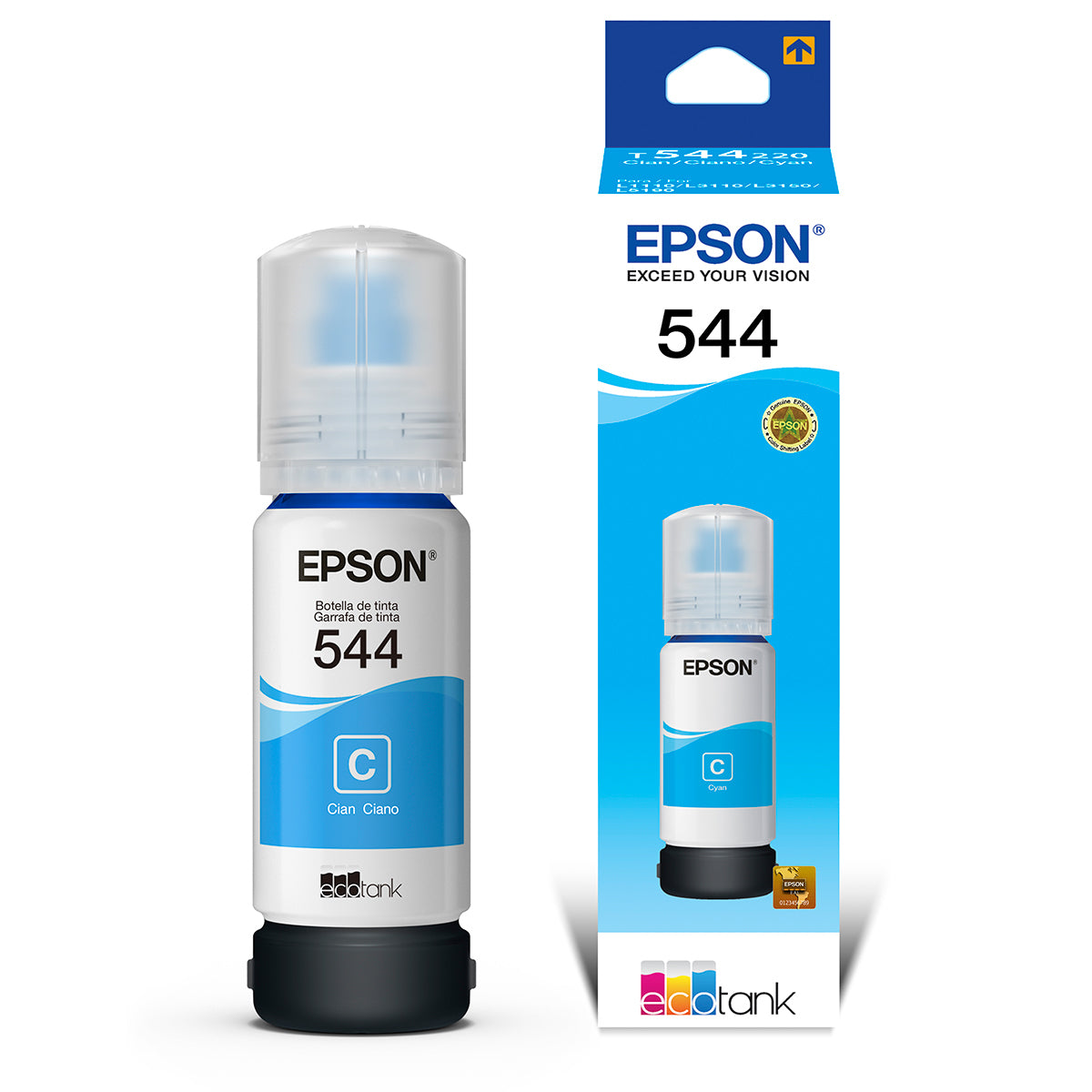 Epson 544 Cyan bottle ink