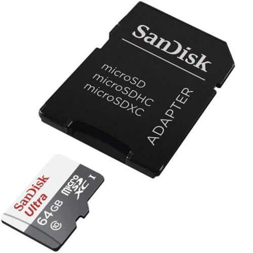64GB SanDisk Ultra UHS-I microSDXC Memory Card (Class 10) 100MB/s
