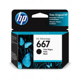 HP 667 Black Original Ink Advantage Cartridge