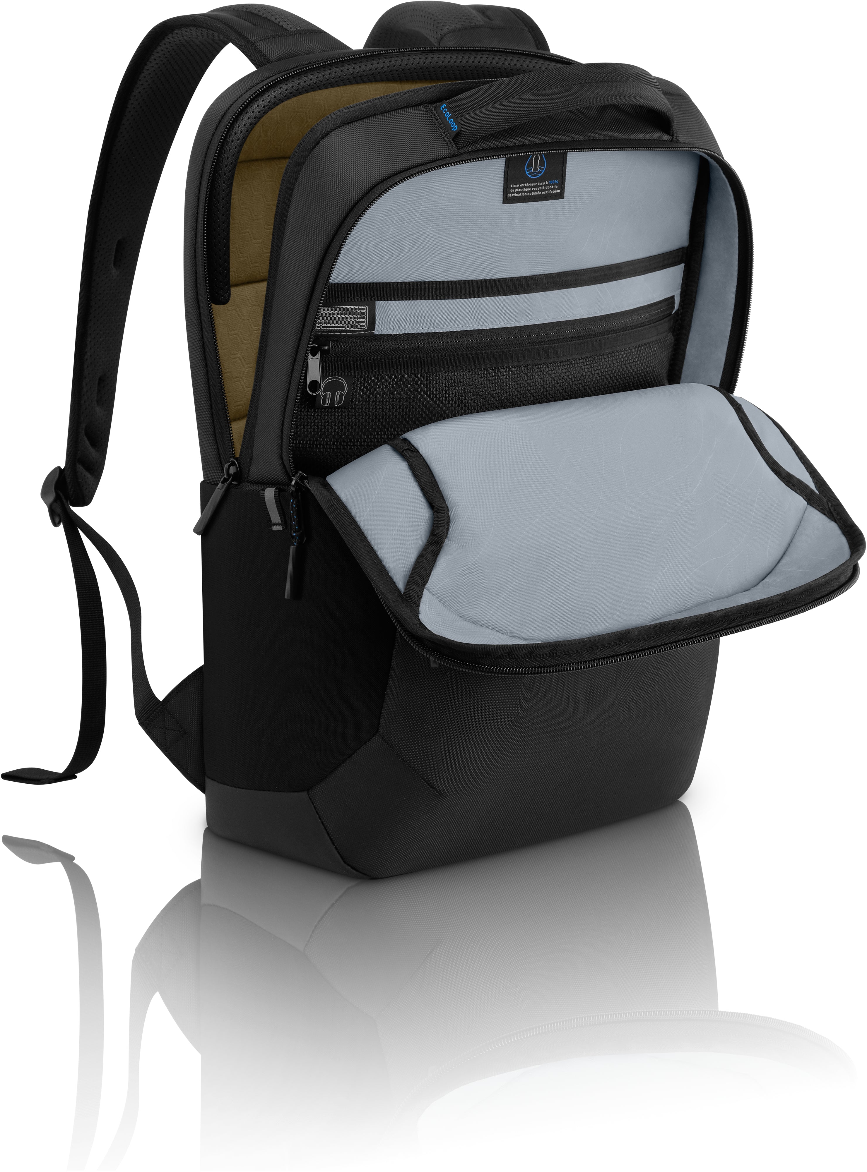 Dell EcoLoop Pro Backpack For 17" Notebook - Black