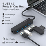 One Axess 4-Port USB Hub with Type-C connector
