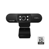 Argom HD 1080p Webcam with microphone & 4 LED Lights