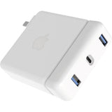 HYPER HyperDrive USB-C Hub for Macbook Pro 61W Type-C Power Adapter