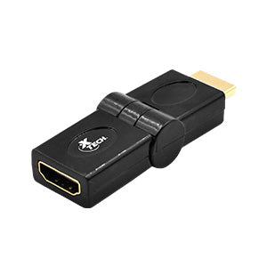 Xtech HDMI male to HDMI female adapter with adjustable angle