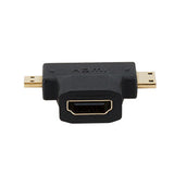 Xtech Micro and mini HDMI male to female HDMI adapter
