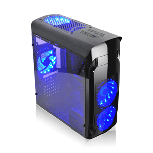 Agiler Gamers ATX Blue LED Case